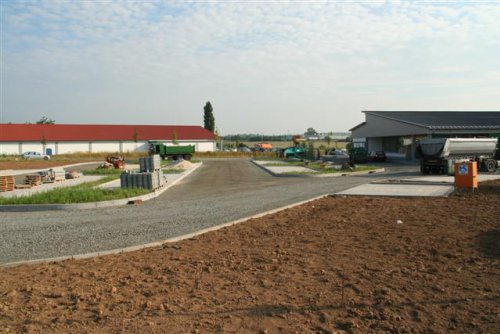 Baustelle Parkplatz ALDI-Markt