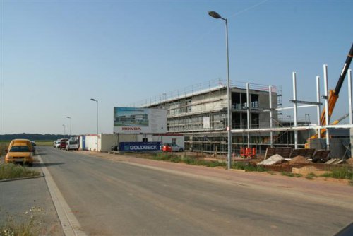 Marie-Curie-Str., Baustelle des Honda Schulungszentrums